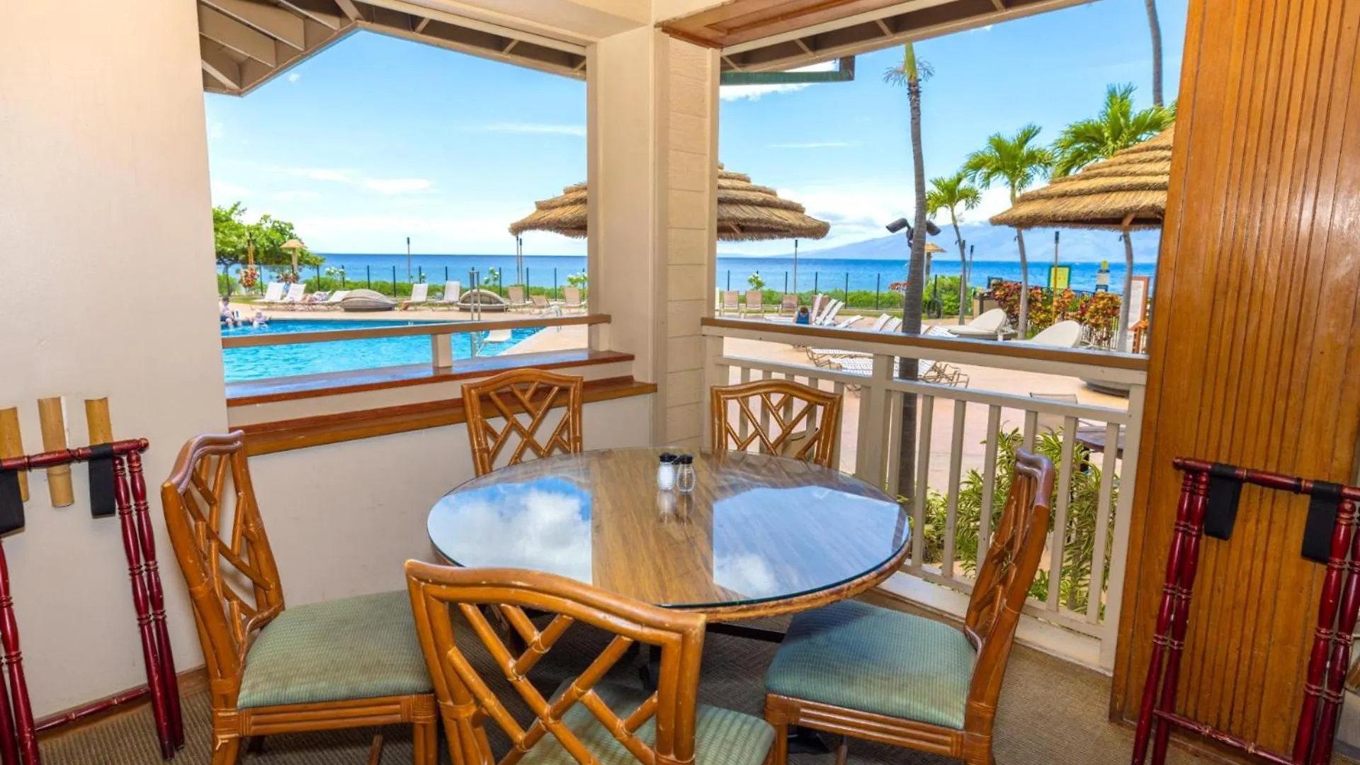 Kbm Resorts Free Car Kaanapali Shores Ks-535 Ocean View Steps To Pool And Beach